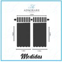 Ver imagem 5 de Cortina Rústica 300x250 Tiffany Ilhós Cromado Admirare