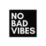 Quadro Decorativo No Bad Vibes Fundo Preto - 50x50cm - Arte Maníacos - 1