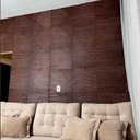 Ver imagem 2 de Revestimento 3d Pvc Parede Efeito Madeira Ripado Abstrato - 10 Unidades
