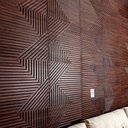 Ver imagem 3 de Revestimento 3d Pvc Parede Efeito Madeira Ripado Abstrato - 10 Unidades