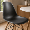 Ver imagem 6 de Conjunto Mesa de Jantar Redonda 70cm 4 Cadeiras Charles Eames Eiffel - Preto