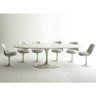 Mesa De Jantar Saarinen Oval 120x80 Cm Branco Cor Branca - 4