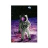 Quadro Decorativo Astronauta na Lua - 23x16,25cm - Arte Maníacos - 1