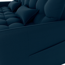Ver imagem 7 de Sofa Cama 2 Lugares 200cm Pillar Veludo E403 Azul Milani Store