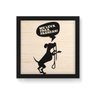 Quadro Decorativo em Madeira Me Leva Para Passear - 30x30cm (Moldura caixa em laca preta) - Arte Man - 1