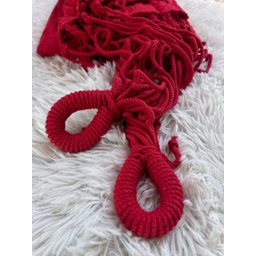 Rede de Dormir Casal Balanço de Algodão Reforçada 3,80m X 1,50m Varias Cores:vermelho - 2