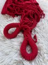 Ver imagem 2 de Rede de Dormir Casal Balanço de Algodão Reforçada 3,80m X 1,50m Varias Cores:vermelho