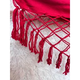 Rede de Dormir Casal Balanço de Algodão Reforçada 3,80m X 1,50m Varias Cores:vermelho - 5
