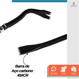 Pé de Cabra 600mm X 16mm em Aço Carbono Ferramenta para Alavancagem e Demolição - Starfer - 4
