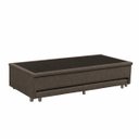 Ver imagem 3 de Base Cama Box Solteiro Baú e Cama Auxiliar 0,88 Helena Vilajo: Suede Marrom