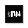 Quadro Decorativo Respira, Inspira, Não Pira Preto - 20x20cm (Moldura caixa laca preta) - Arte Manía - 1