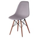 Ver imagem 1 de Cadeira Eames Polipropileno Base Madeira Eiffel Espresso Móveis