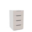Ver imagem 2 de Gaveteiro Madri com 4 Gavetas 40x71cm Creme/Branco 250696
