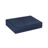 Cama Portátil Dobrável Azul C/pés Madeira Espuma D26 Multifuncional - 3