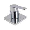 Ver imagem 1 de Acabamento de Misturador Monocomando Redondo para Banheiro Guaporé - Pingoo.casa - Prata