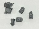 Ver imagem 2 de Kit c/ 100 Batentes Mini 1406P Limitador / Igrejinha / Castelo p/ Vidros 6mm Janelas Portas Blindex