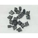 Ver imagem 1 de Kit c/ 100 Batentes Mini 1406P Limitador / Igrejinha / Castelo p/ Vidros 6mm Janelas Portas Blindex