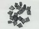 Ver imagem 1 de Kit c/ 100 Batentes Mini 1406P Limitador / Igrejinha / Castelo p/ Vidros 6mm Janelas Portas Blindex