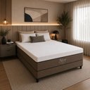 Ver imagem 6 de Colchão King Sr Life New Molas Ensacadas Espuma D28 193x203x30cm Bege