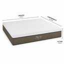 Ver imagem 2 de Colchão King Sr Life New Molas Ensacadas Espuma D28 193x203x30cm Bege