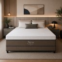 Ver imagem 3 de Colchão King Sr Life New Molas Ensacadas Espuma D28 193x203x30cm Bege