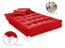 Ver imagem 6 de Sofá Cama Versátil Pés de Alumínio Vermelho 373 Império Estofados