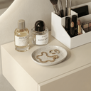 Ver imagem 2 de Aparador Eros 90cm Suspenso Penteadeira Flutuante com Gavetas Moderno Estilo Minimalista:off White