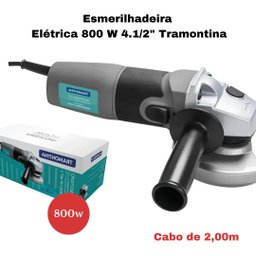 Lixadeira Esmerilhadeira Angular 800w 4.1/2 110v Tramontina - 3