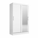 Ver imagem 2 de Guarda-Roupa Casal com Espelho 2 Portas de Correr 2 Gavetas Verona Yescasa