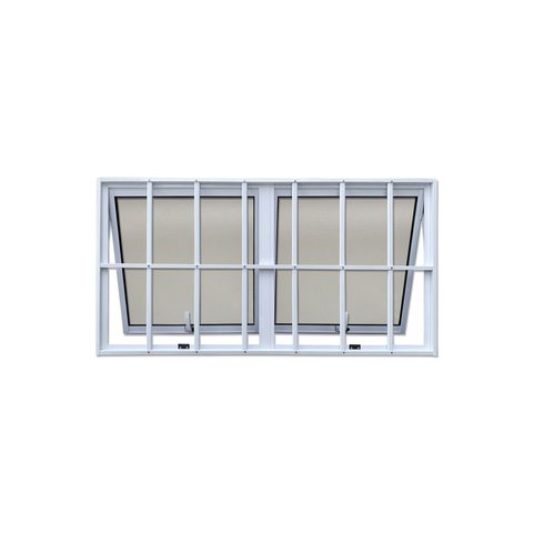 Vitro Maxim Ar 2 Seções com Grade Alumínio Branco 60x200