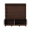 Ver imagem 5 de Estante Home Theater Paraná Tv até 70” 3 Portas 4 Prateleiras - Nogueira Real / Off White Matte