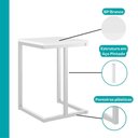Ver imagem 2 de Kit 2 Banquetas Cozinha Balcão 1440 Carraro Branco