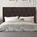 Ver imagem 2 de Cabeceira Estofada Cama Box Solteiro 100cm Istambul Suede Marrom- Mabe Magazine
