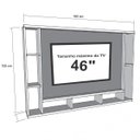 Ver imagem 3 de Painel para TV até 46 Polegadas Articulado 5018 JB Bechara