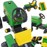 Trator de Pedal Menino Menina Peg Perego Deere Tractor And Trailer - 2