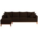 Ver imagem 1 de Sofá 4 Lugares Beny com Chaise Esquerdo Corino Marrom