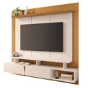 Ver imagem 3 de Painel para Tv 60 Pol com Bancada Suspensa 160cm Sideral B01 Off White Cinamomo - Lyam Decor