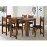 Conjunto Sala de Jantar Mesa 6 Cadeiras Nicoli - 1