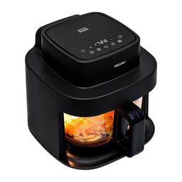 Fritadeira Elétrica Mallory 4,5 Litros Smartglass Preto 220v - 4