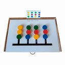 Ver imagem 3 de Jogo Das Cores Educativos Pedagógicos Brinquedos em Madeira Jogos Divertidos Socialização Diversão e