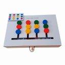 Ver imagem 6 de Jogo Das Cores Educativos Pedagógicos Brinquedos em Madeira Jogos Divertidos Socialização Diversão e