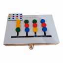 Ver mais imagens de Jogo Das Cores Educativos Pedagógicos Brinquedos em Madeira Jogos Divertidos Socialização Diversão e