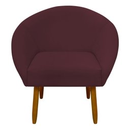 Poltrona Decorativa para Sala Recepção Manicure Consultório Stella Suede - 3