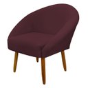 Ver imagem 6 de Poltrona Decorativa para Sala Recepção Manicure Consultório Stella Suede