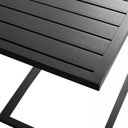 Ver imagem 2 de Mesa Lateral Quadrada Alumínio Preta Piscina Jardim 40x40cm