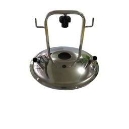 Tampa de Tarro Inox 2 Entradas Leite Peperi Tarro 40 litros - 1