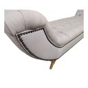 Ver imagem 5 de Puff Recamier Veneza 1,95cm para Quarto em Linho Rústico Bege - Larbelle
