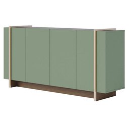 Aparador para Sala Buffet Ambiente Copacabana Hortelã Amêndoa - Colibri - 4