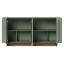 Aparador para Sala Buffet Ambiente Copacabana Hortelã Amêndoa - Colibri - 3