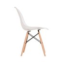 Ver imagem 3 de Cadeira Eames em Madeira e Pp Branca